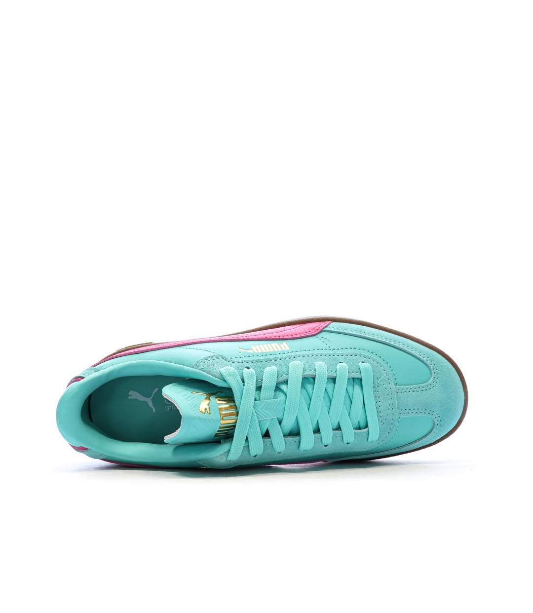 Basket turquoise femme puma club ii era-4