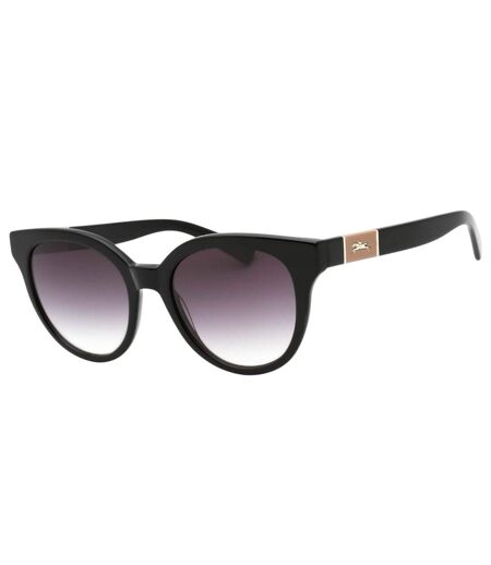 Lunettes De Soleil Motif/style Arrondi Femme Taille Unique Noir Longchamp
