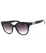 Lunettes De Soleil Motif/style Arrondi Femme Taille Unique Noir Longchamp-2
