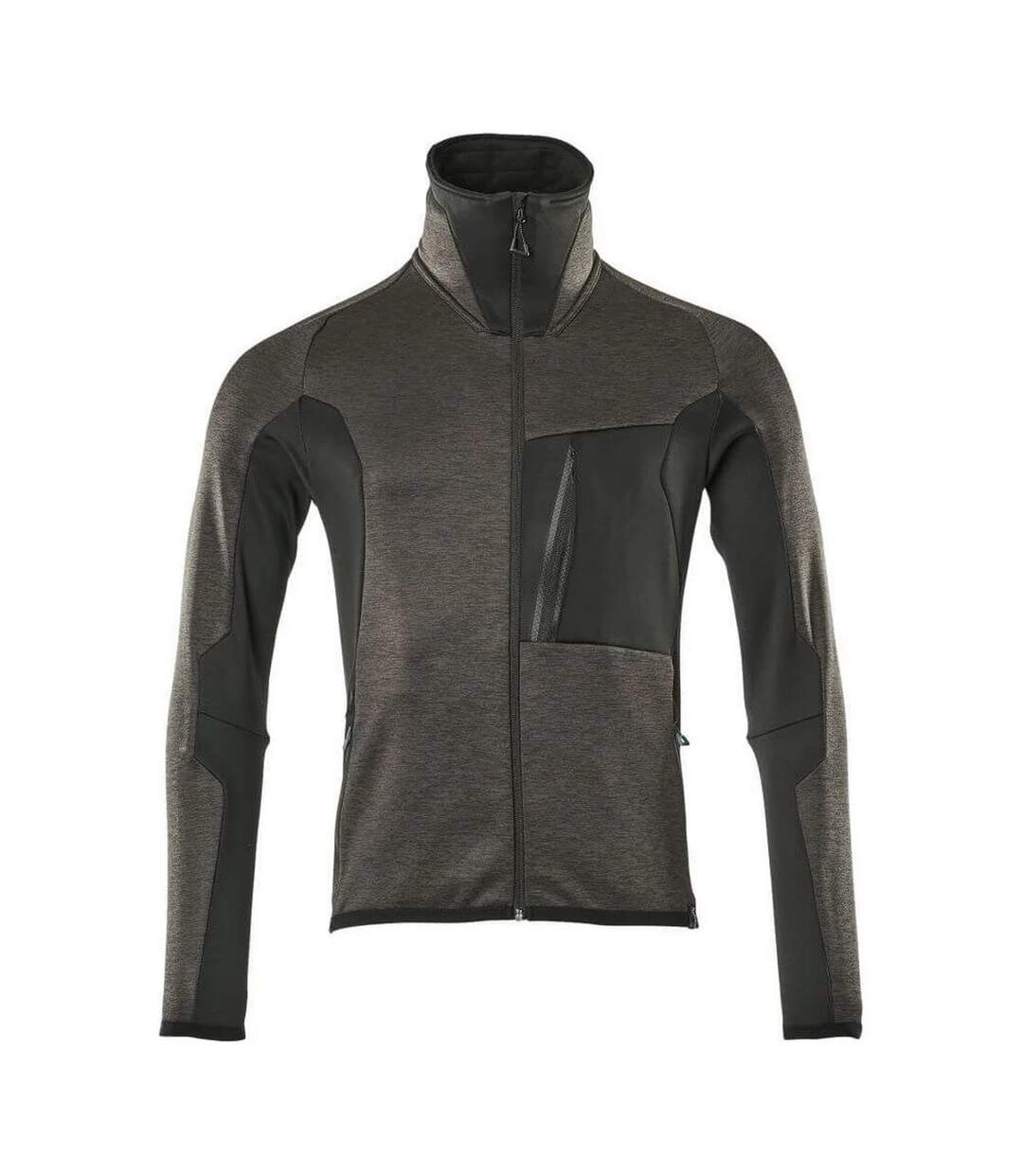 Mens Advanced Fleece Jacket Dark Anthracite Black Mascot-1