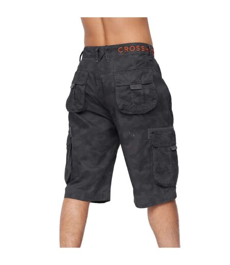 Short à poches hanwhere homme gris Crosshatch