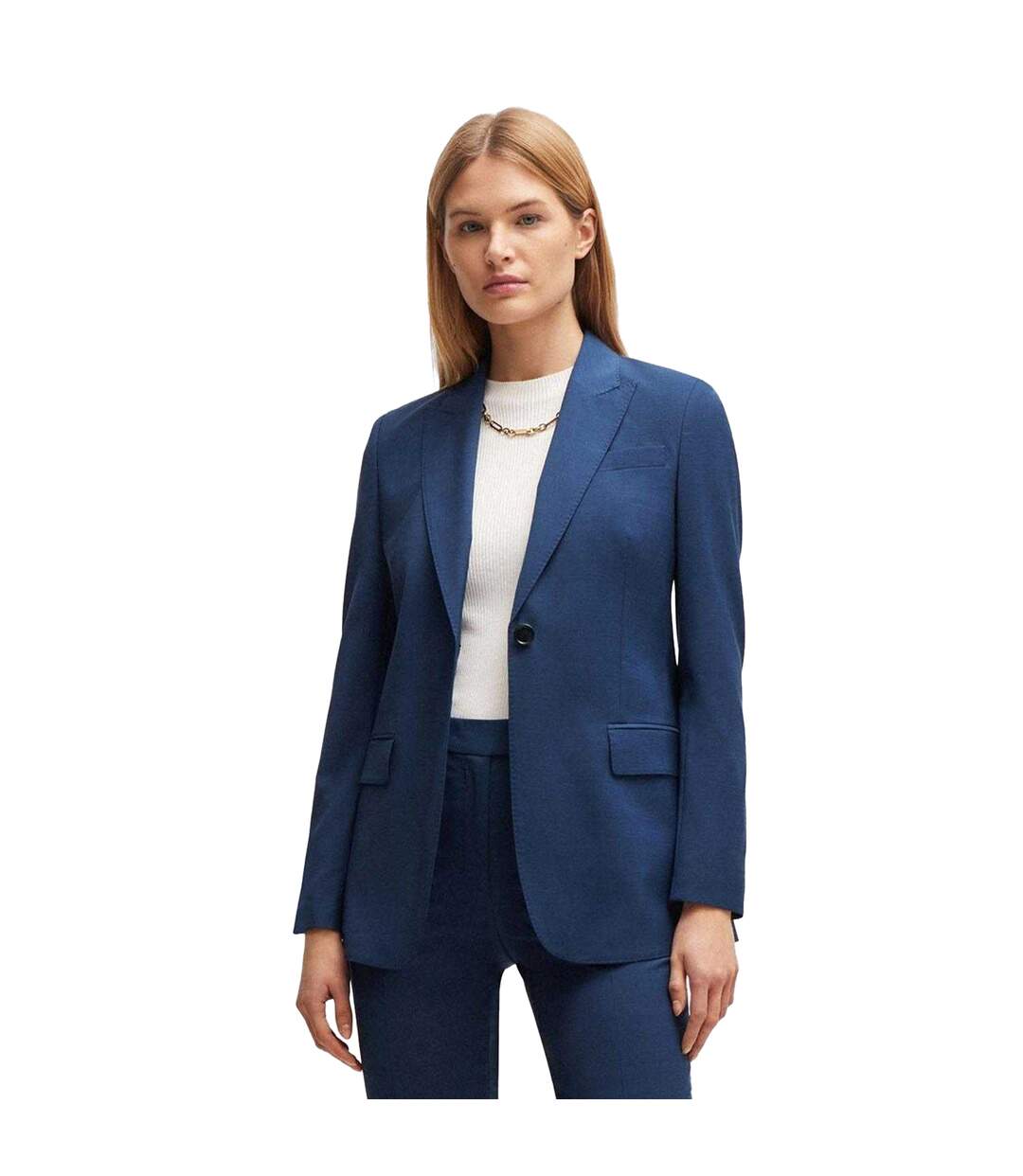 Womens/ladies Jacketa2 Regular Jacket Blue Boss-1