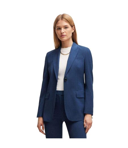 Womens/ladies Jacketa2 Regular Jacket Blue Boss