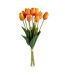 Bouquet de Fleurs Artificielles Tulipes 48cm Orange-1