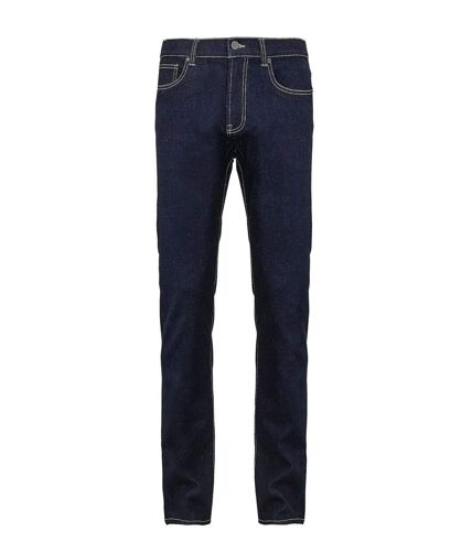 Pantalon jean stretch confort homme - 03180 - bleu denim brut