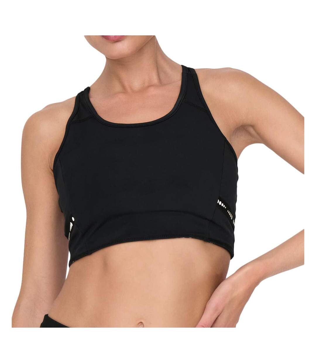 Brassière de sport noir femme only play 2 reverse-1