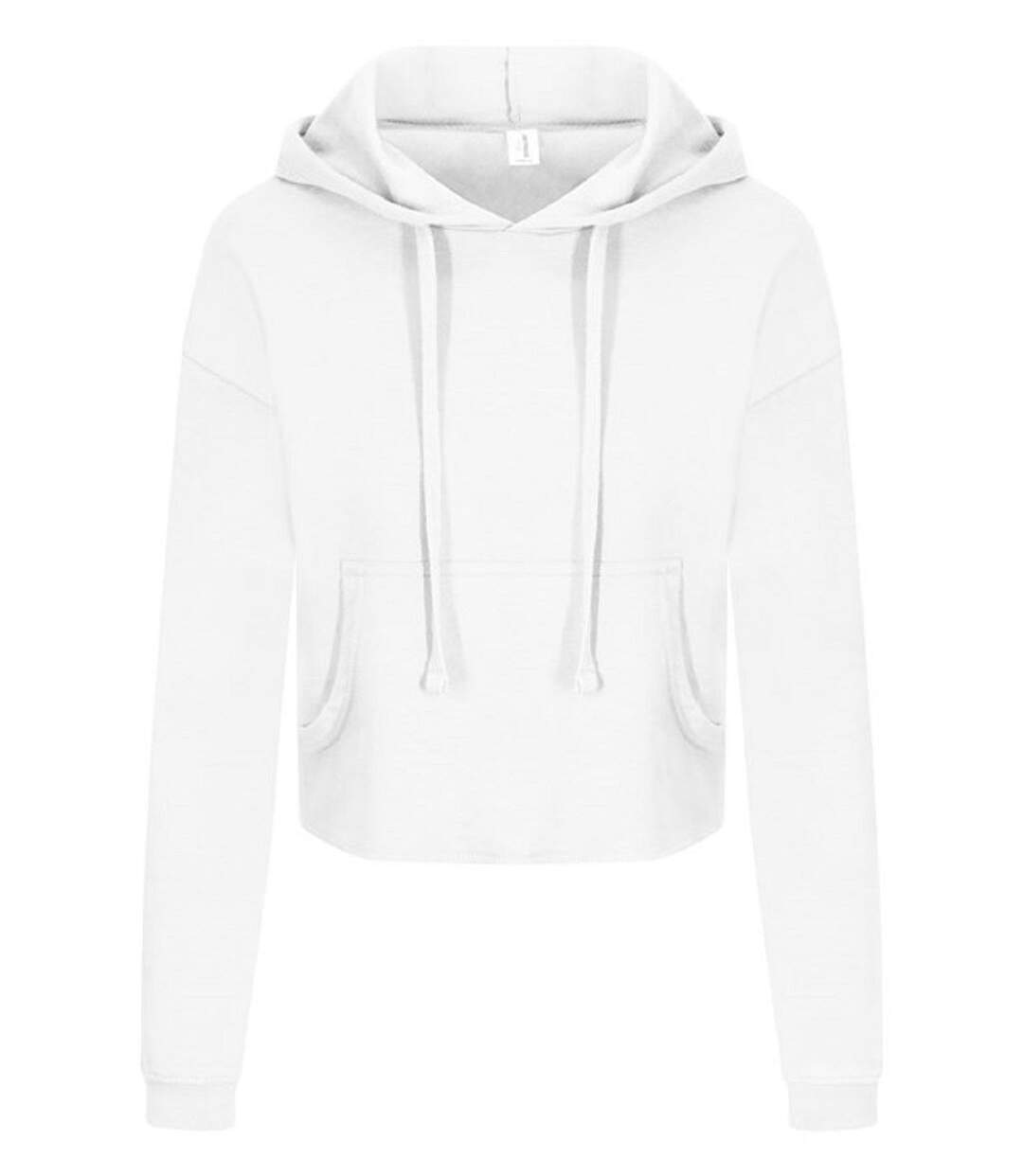 Sweat court à capuche pour femme - JH016 - blanc