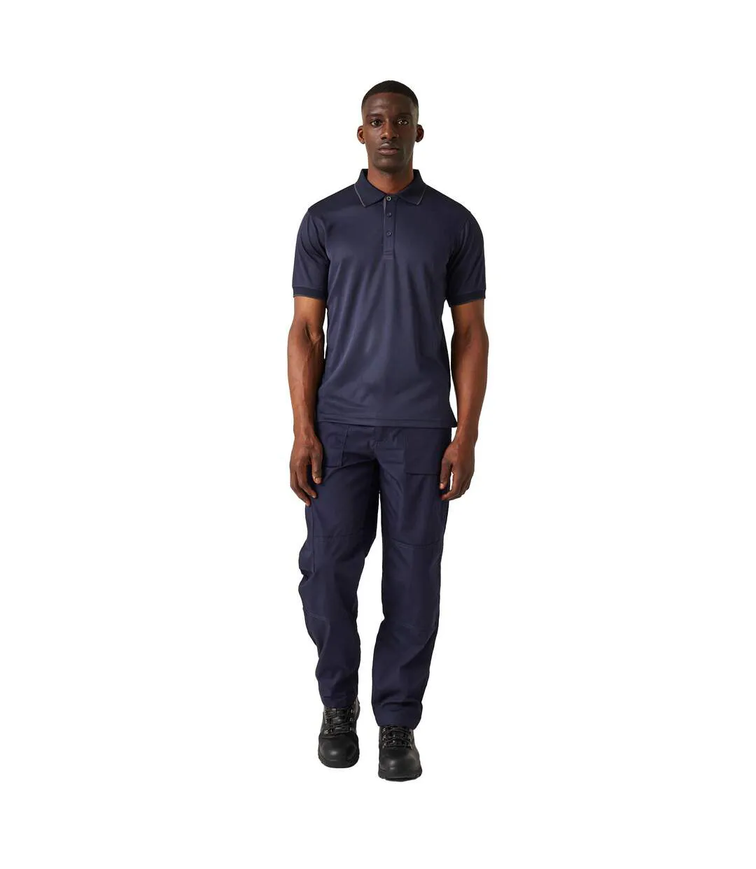 Polo Navigate Homme Bleu Marine Gris Phoque Regatta-1