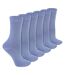 Lot de 6 paires de chaussettes en mélange de bambou et de laine pour femme-1