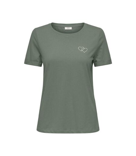 T-shirt kaki femme jdy kitty