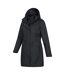 Womens/ladies Rain On 3 In 1 Waterproof Jacket Black Mountain Warehouse-3
