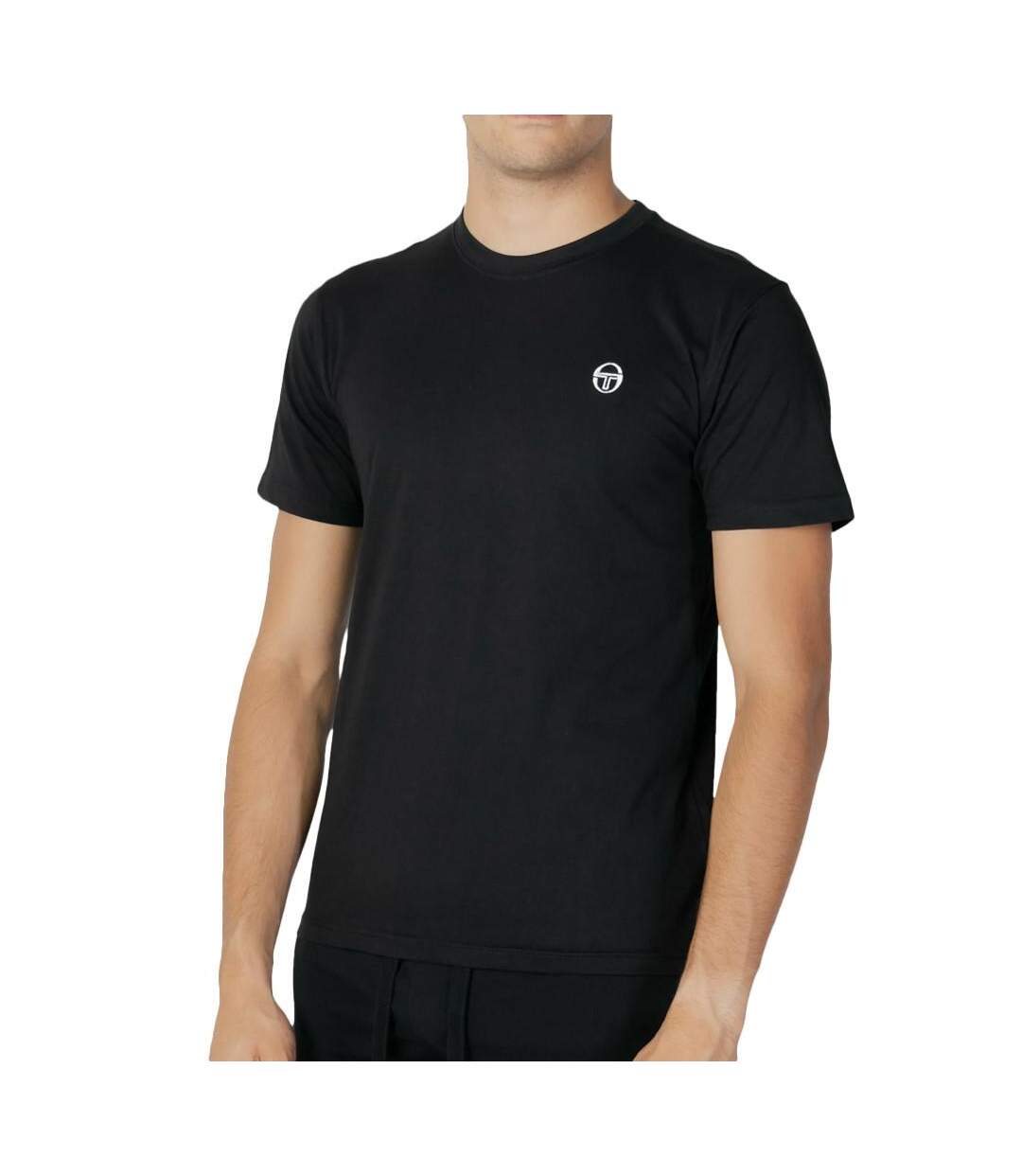 T-shirt Noir Homme Sergio Tacchini Iconic - XXL-1