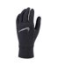 Mens Fleece Running Gloves Black Silver Marl Nike-1