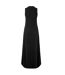 Womens/ladies Wika Maxi Dress Black Edited-3