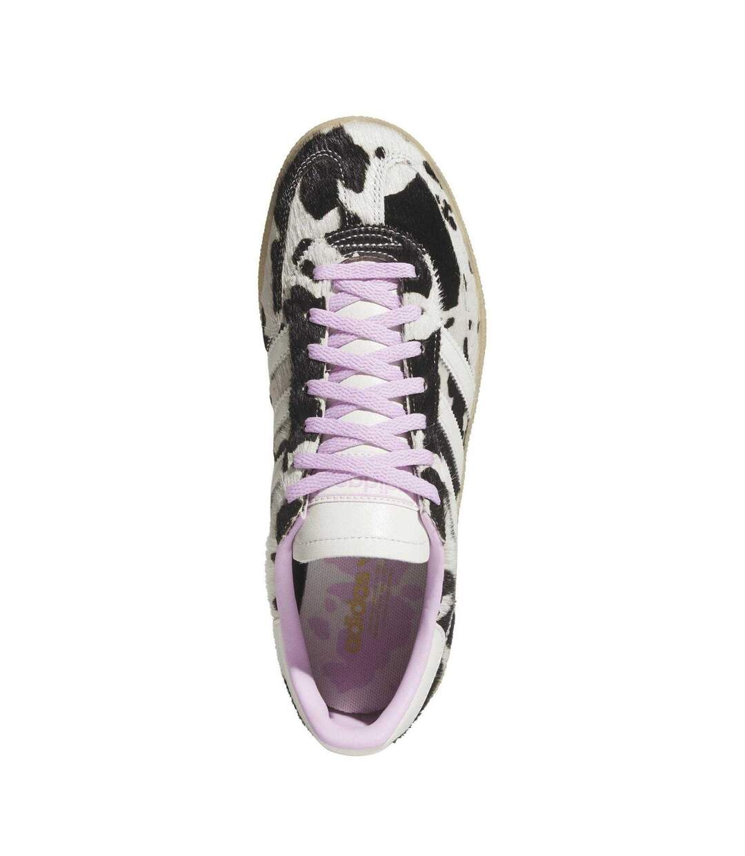 Baskets Motif/style Imprimé Vache Handball Spezial Femme Rose Blanc Noir Adidas-3