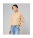 Bella + Canvas Womens/Ladies Raglan Crop Sweatshirt (Sand Heather) - UTPC4502