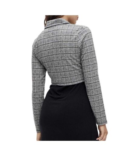 Blazer de Grossesse Gris/Noir Femme Mamalicious Noelli - L