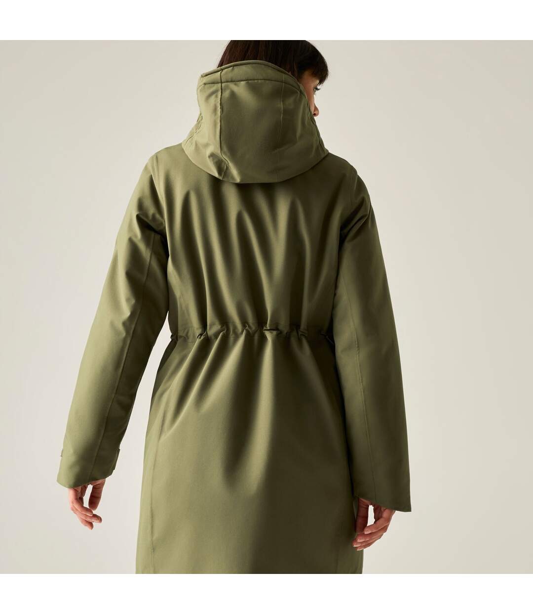 Veste Imperméable Taline Femme Kaki Foncé Regatta-4