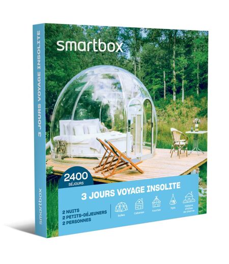 3 joursvoyage insolite - SMARTBOX - Coffret Cadeau Séjour