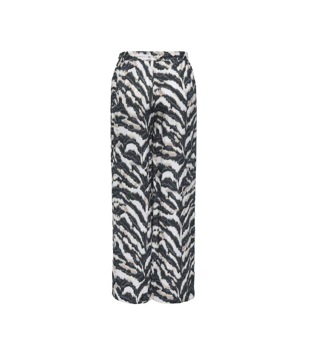 Pantalon noir/beige femme jdy pepper - l-l32-2
