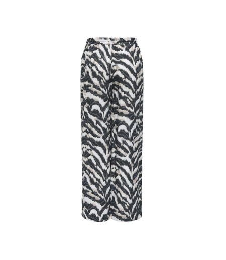 Pantalon noir/beige femme jdy pepper - l-l32