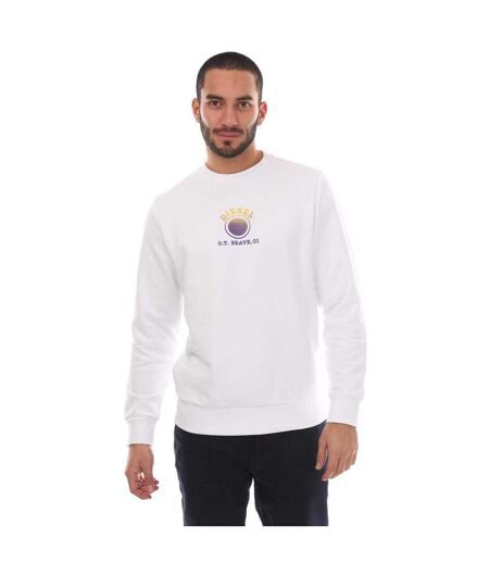 Sweat S-gir 5-5 Homme Blanc Diesel