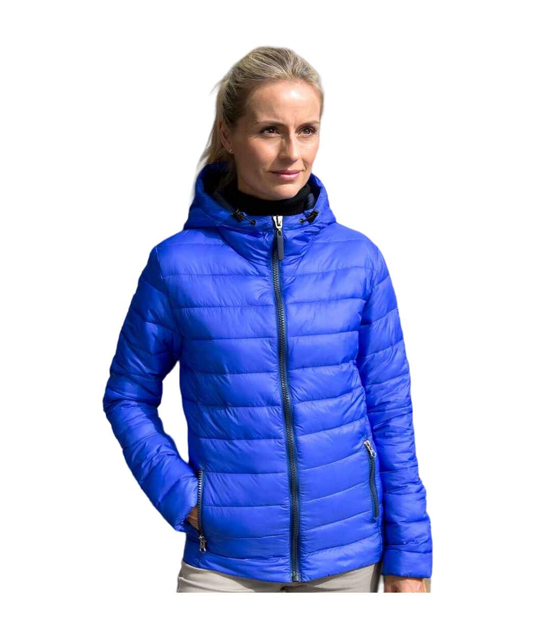 Doudoune matelassée snow bird femme bleu roi / bleu marine Result Urban