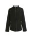 Mens fleece jacket black/mineral grey Regatta Professional-1
