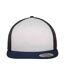 Casquette trucker adulte bleu marine / blanc Flexfit-1