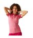 Polo Manches Courtes Remex Femme Rose Fluo Regatta-1