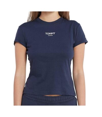 T-shirt Marine Femme Tommy Hilfiger Essential - M