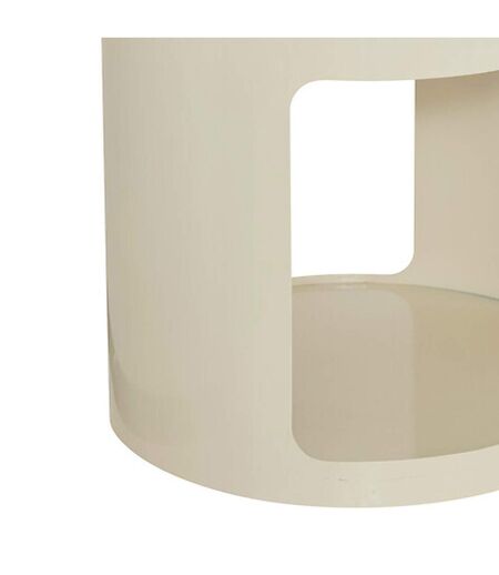 Table à café 2 niches en métal ASHDAL - Beige