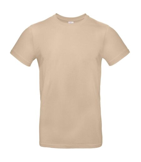 Tee-shirt B&c Mens #e190 Beige Foncé B And C