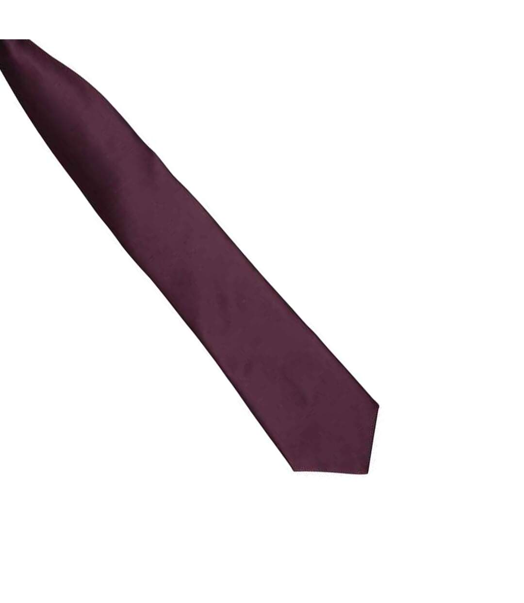 Cravate adulte taille unique aubergine Premier-2