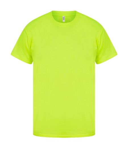 Unisex adult original tech t-shirt lime Casual Classics