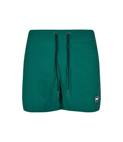 Mens Block Swim Shorts Green Urban Classics