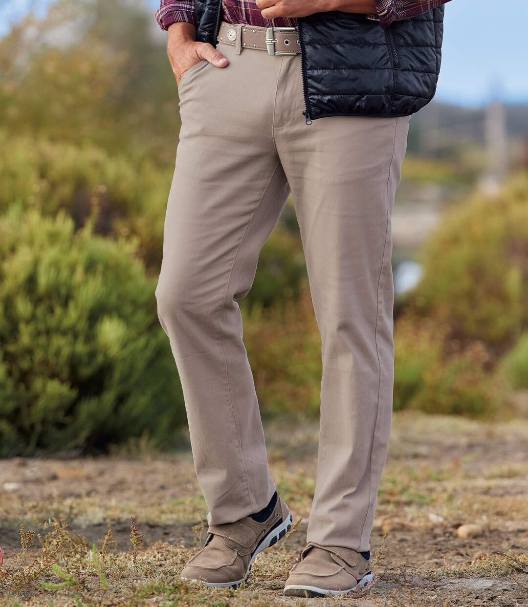 Pantalon Chino Beige