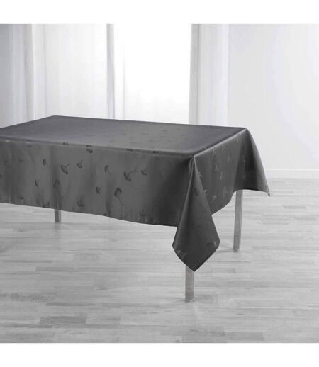 Nappe Imprimé Jacquard Ophélie 140x250cm Anthracite