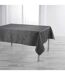 Nappe Imprimé Jacquard Ophélie 140x250cm Anthracite-1