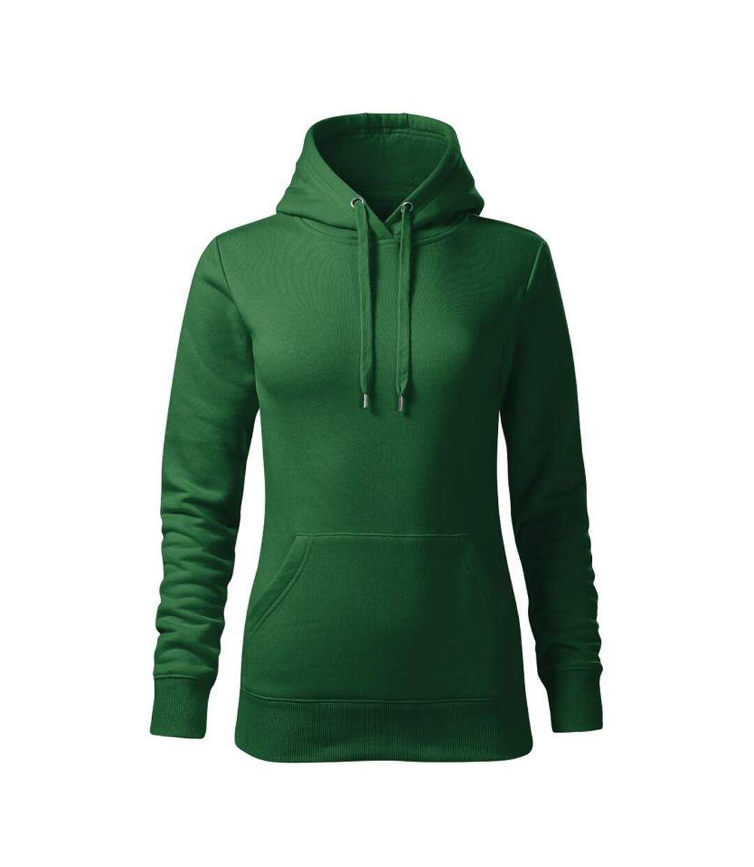 Sweat À Capuche Cape Free Femme Vert Bouteille Malfini-1