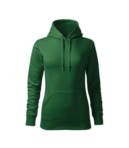 Sweat À Capuche Cape Free Femme Vert Bouteille Malfini