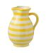 Pichet en Céramique Granada Rayure 1,6L Jaune-1