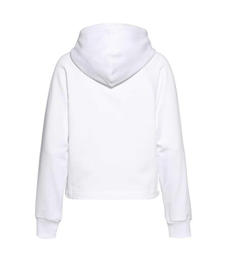 Sweat à capuche emaes femme blanc Boss