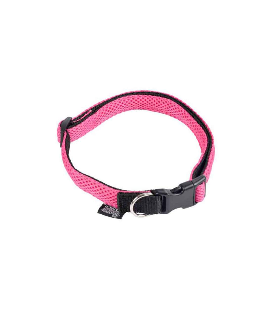 Collier pour Chien Respirant Mesh 25-35cm Rose-1