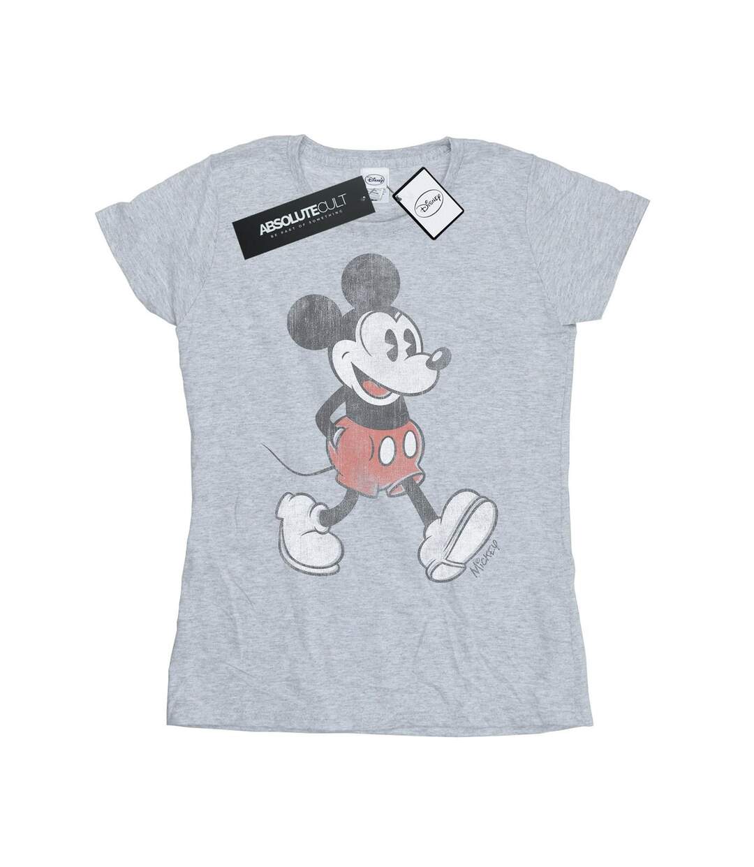 Disney - T-shirt WALKING - Femme (Gris chiné) - UTBI1193-1