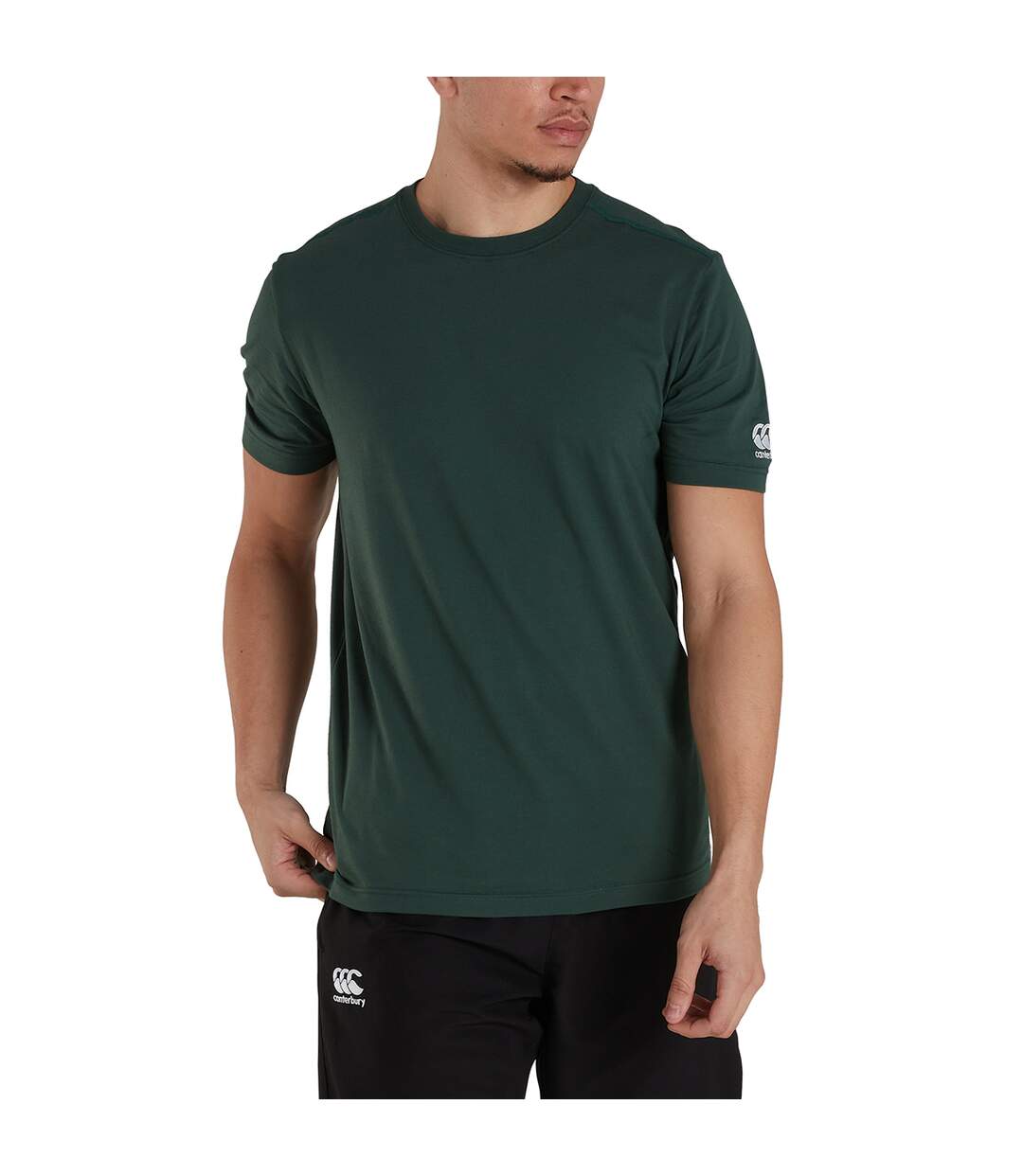 T-shirt club adulte vert forêt Canterbury