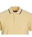 Mens Regular Short-sleeved Polo Shirt Yellow Jack And Jones-3