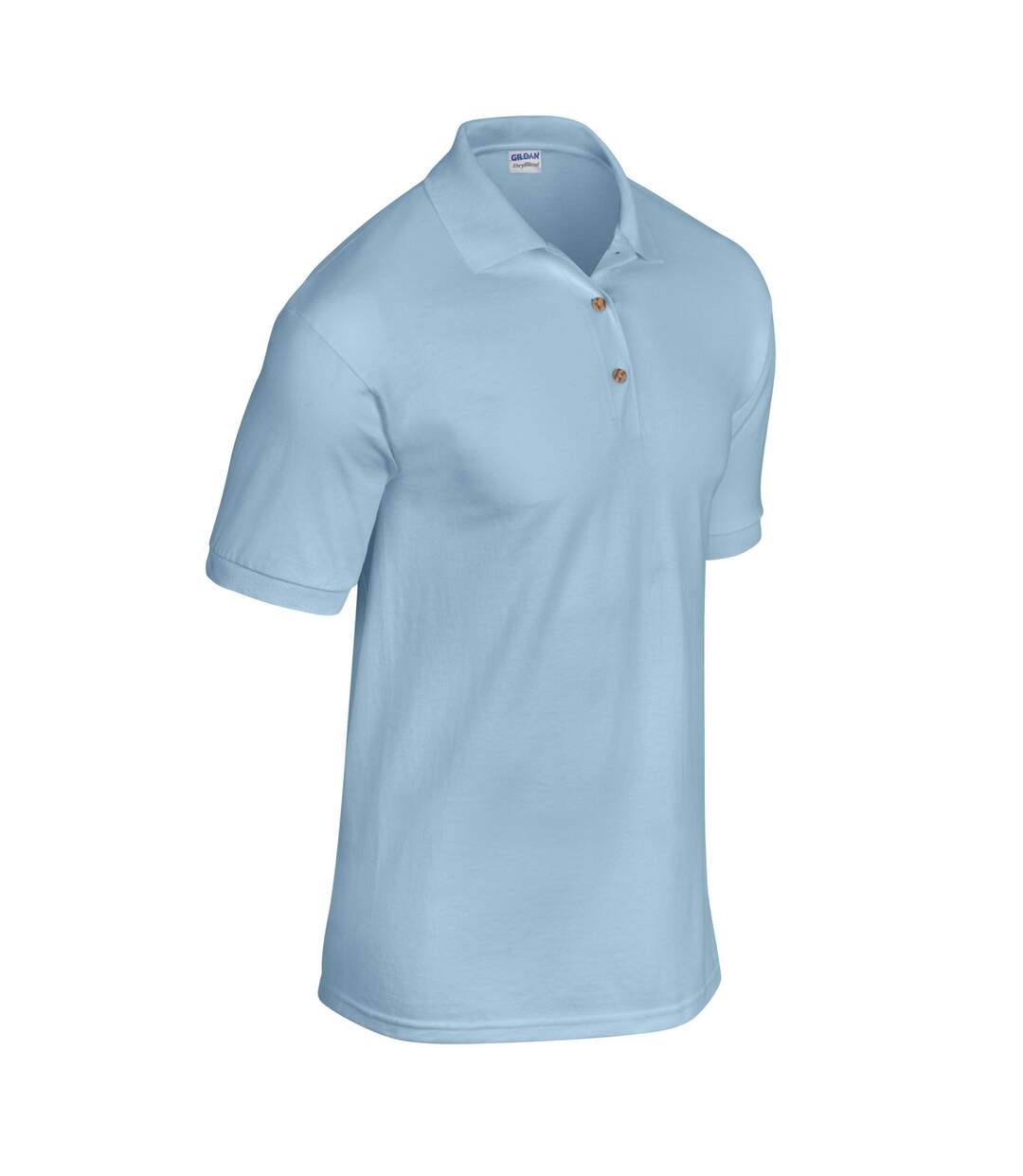 Mens Dryblend Polo Shirt Light Blue Gildan-3