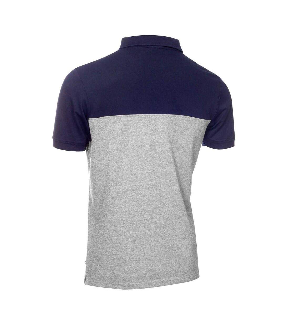 Polo Golf Motif/style Blocs De Couleurs Homme Bleu Marine Argenté Chiné Calvin Klein-3