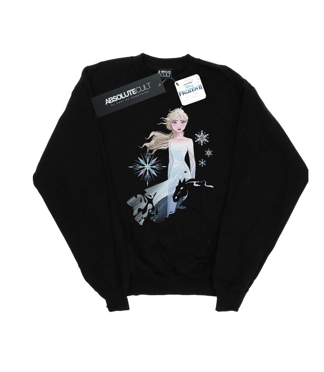Disney - Sweat FROZEN ELSA NOKK SILHOUETTE - Femme (Noir) - UTBI18730-1